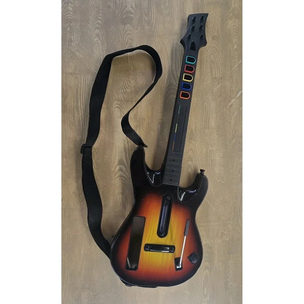 Nintendo Wii Guitar Hero Red Octane Wireless Controller Sunburst